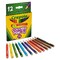 Crayola 3.3 mm 2B Short-Length Colored Pencil Set - Assorted Lead and Barrel Colors (12/Set)